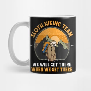 Sloth Hiking Sloth Hiking Team Mug